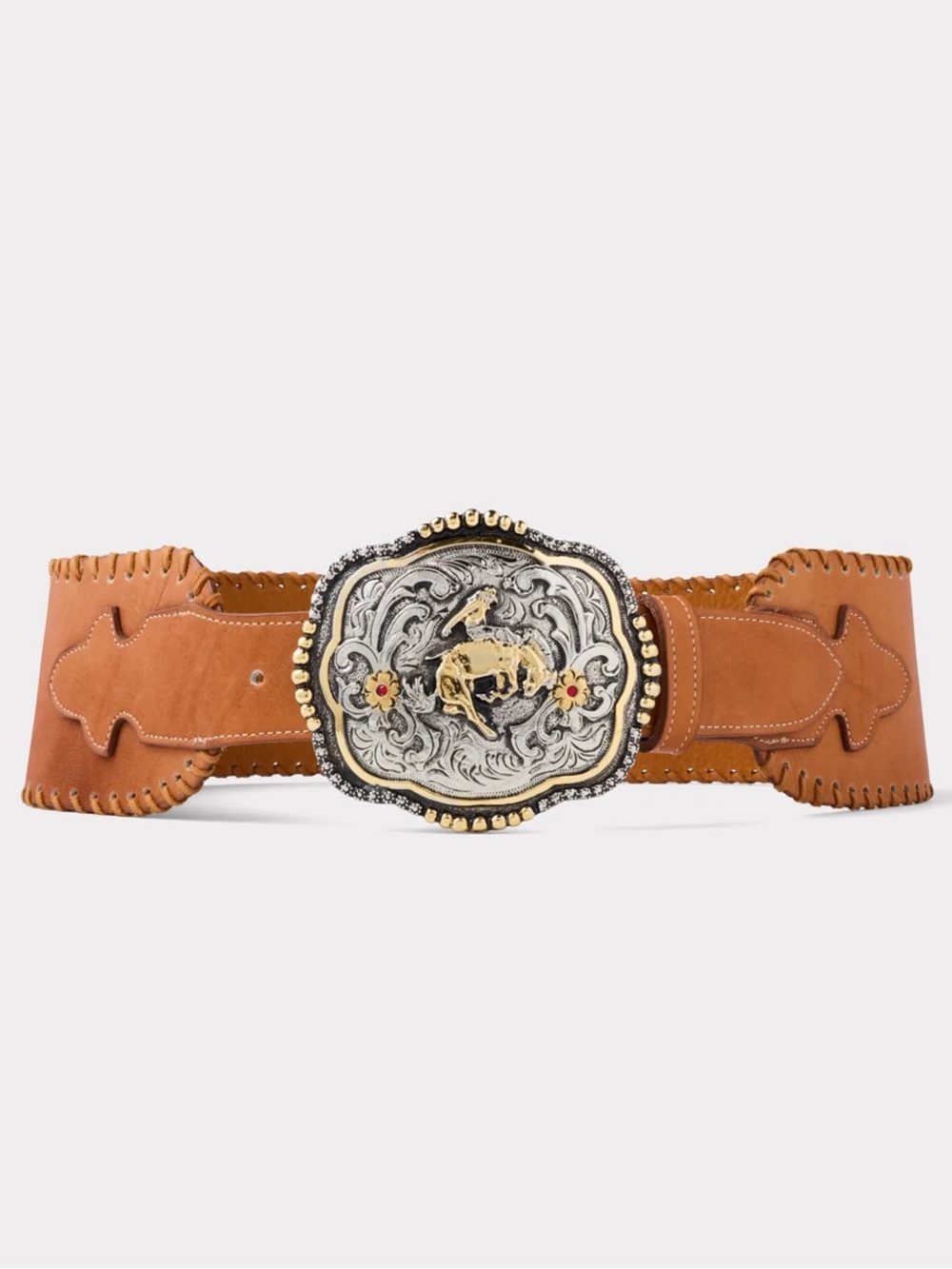 Lucchese TROPHY BUCKLE BELT - NWT - L
